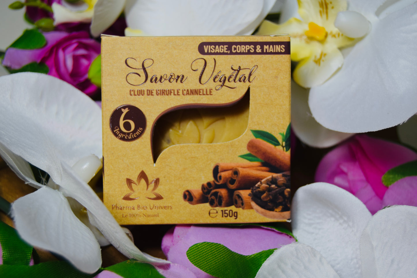 Savon Artisanal au Clou de Girofle et à la Cannelle - Saponification à Froid 150 gr