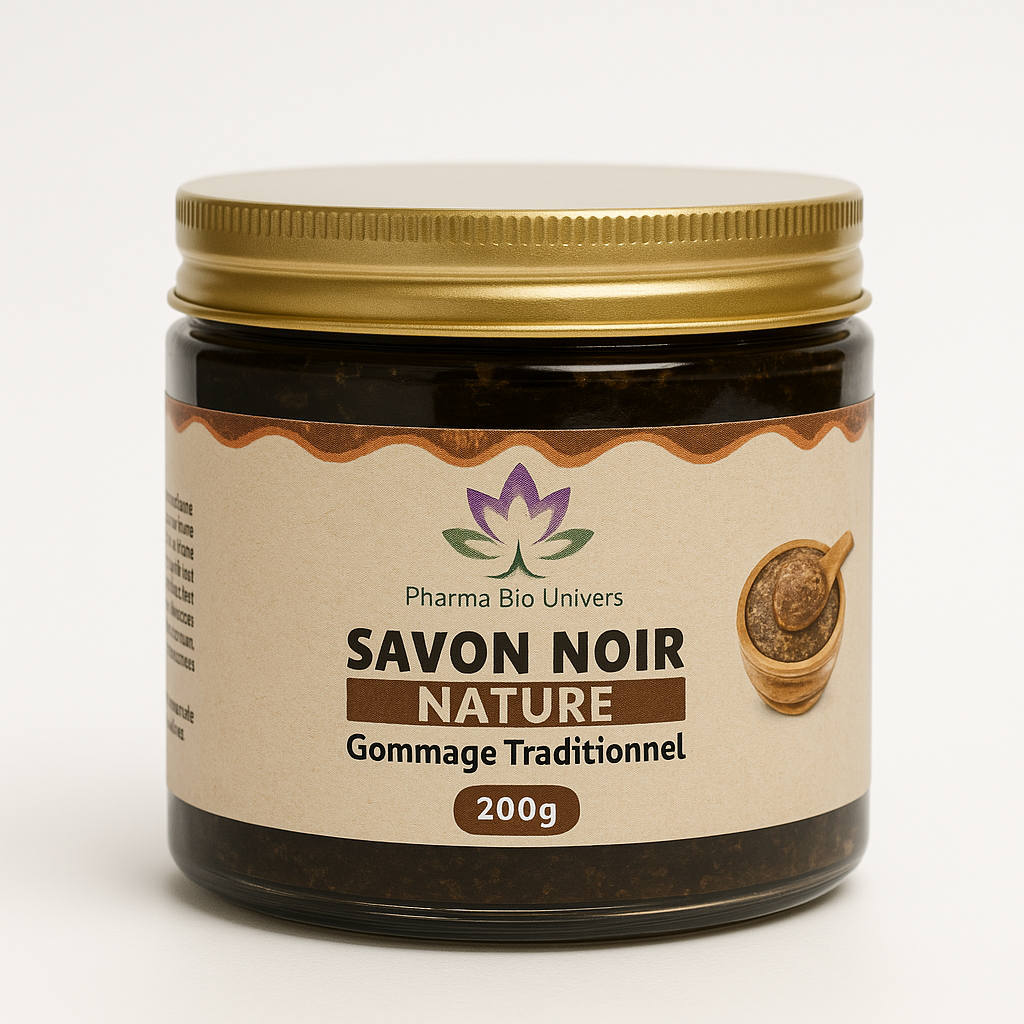 Savon Noir Beldi Naturel 200g – Soin Hammam & Peau Douce