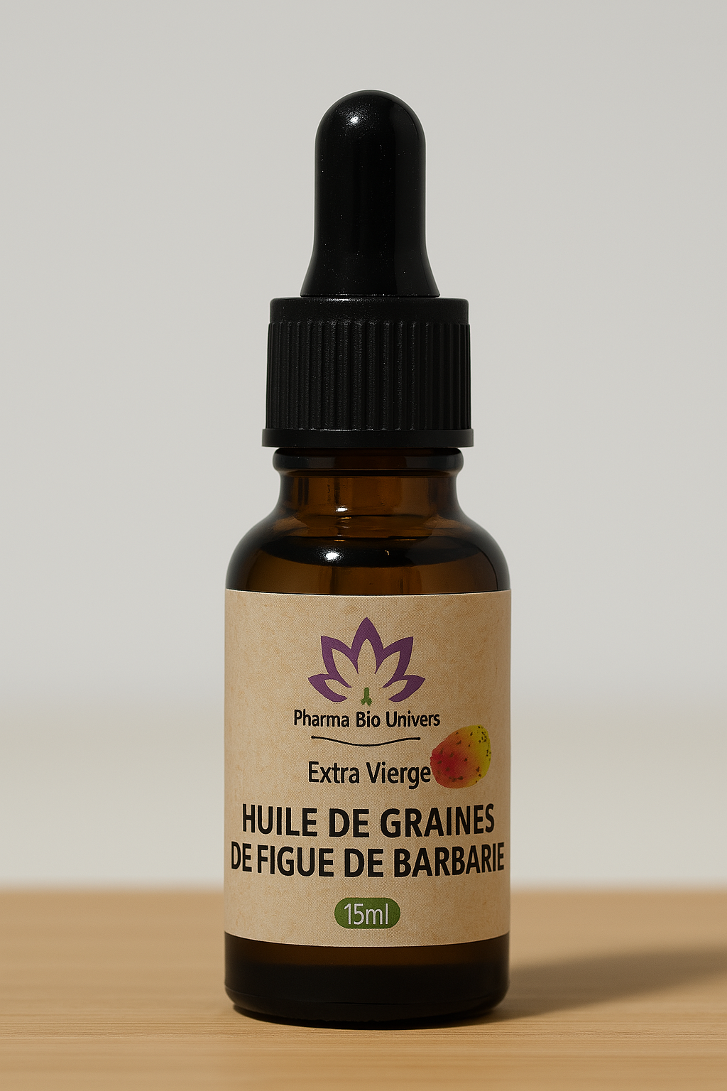 Huile de Figue de Barbarie 15ml – Anti-Âge & Éclat Naturel