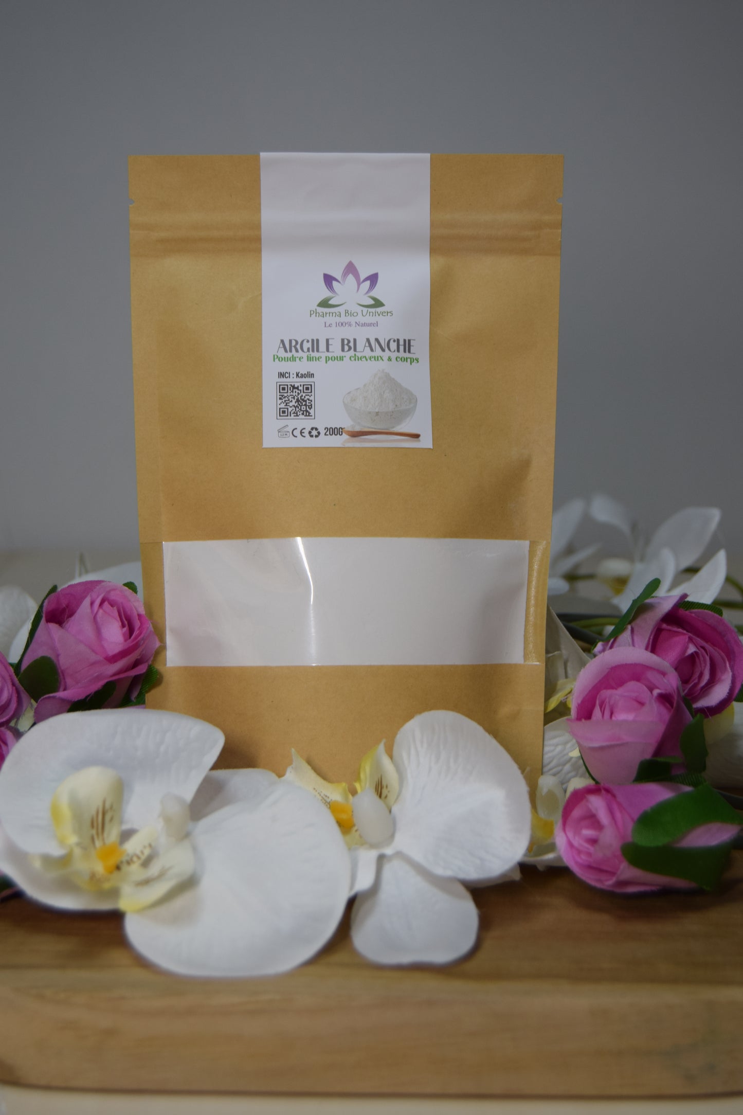 Argile Blanche 200g – Douceur Naturelle Peau & Cheveux