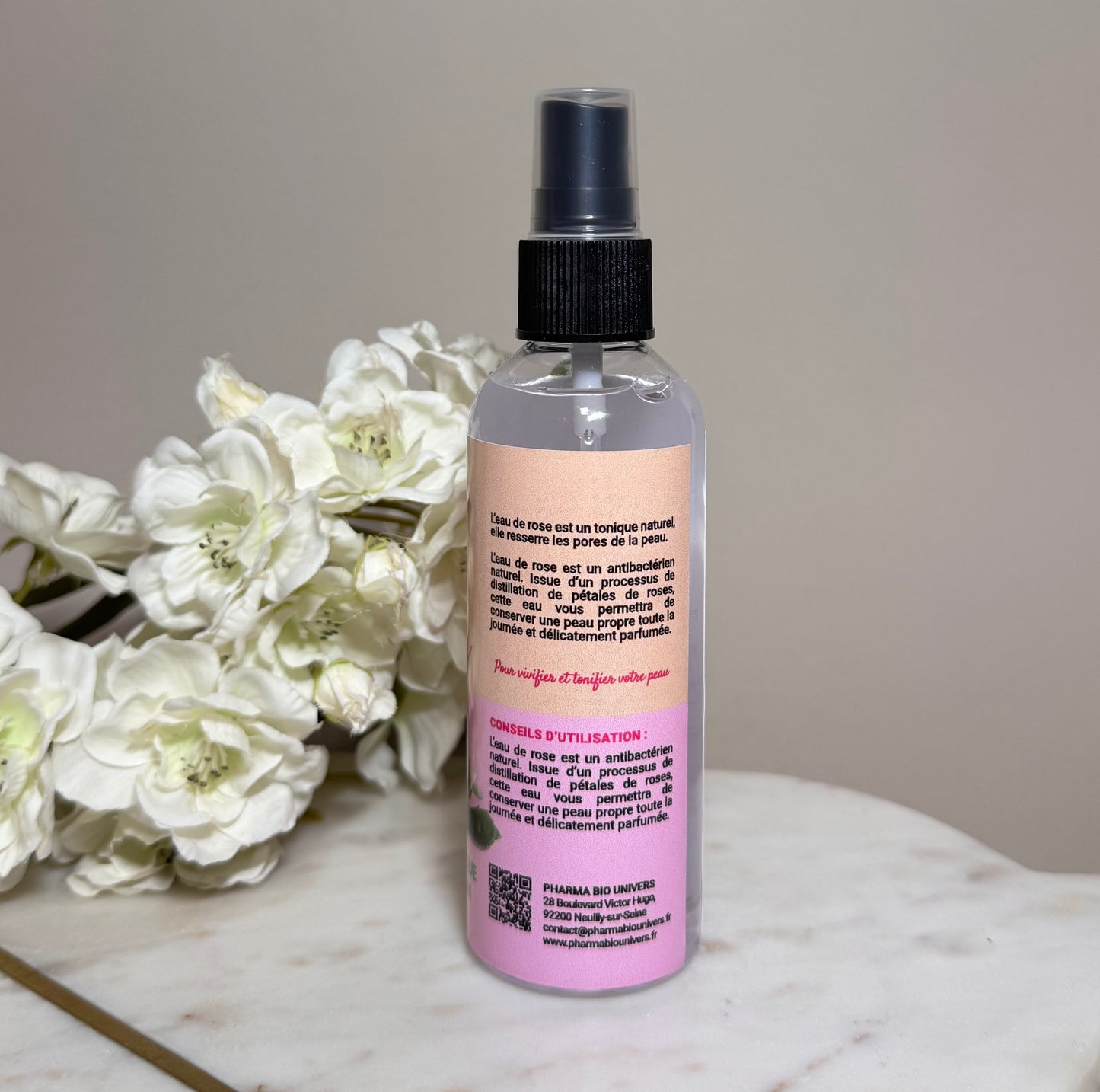 Élixir de Première Distillation - Eau de Rose Pure, 100 ml