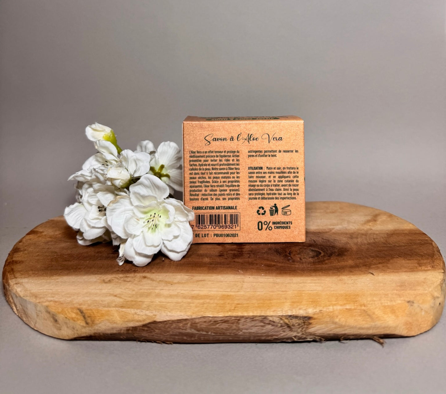 Savon Artisanal à l'Huile d'Olive - Saponification à Froid 150 gr