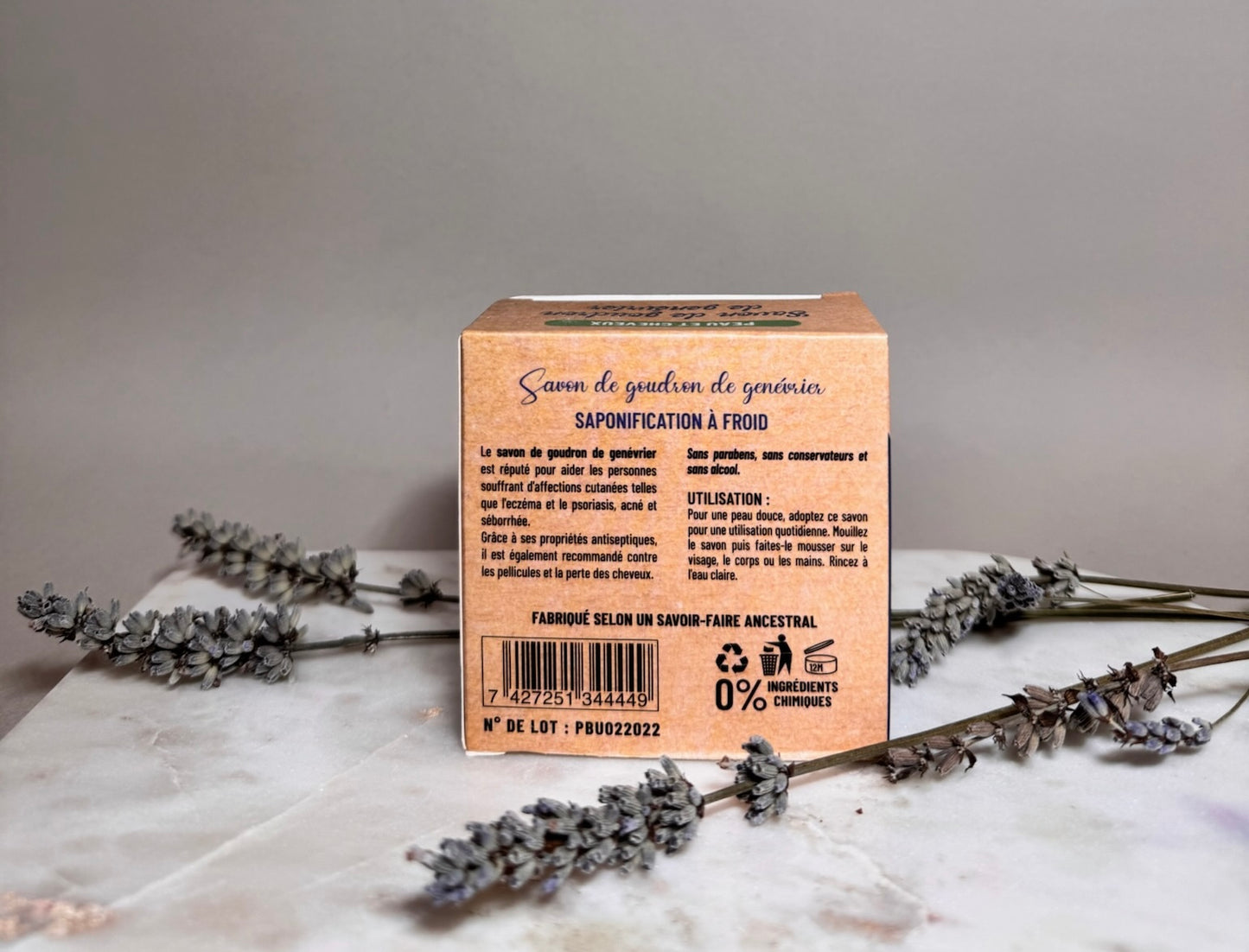 Savon Goudron 150g – Antipelliculaire, Acné & Soins Peau