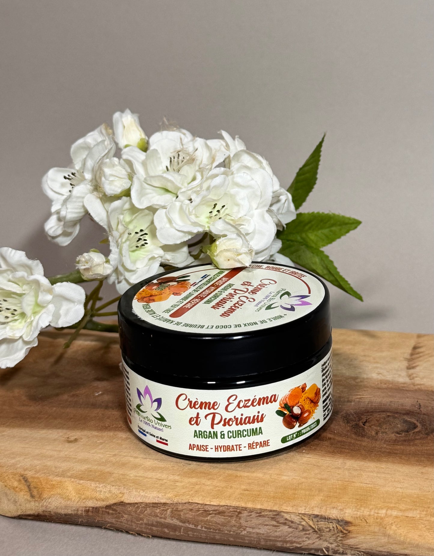 Crème Psoriasis & Eczéma – Argan & Curcuma