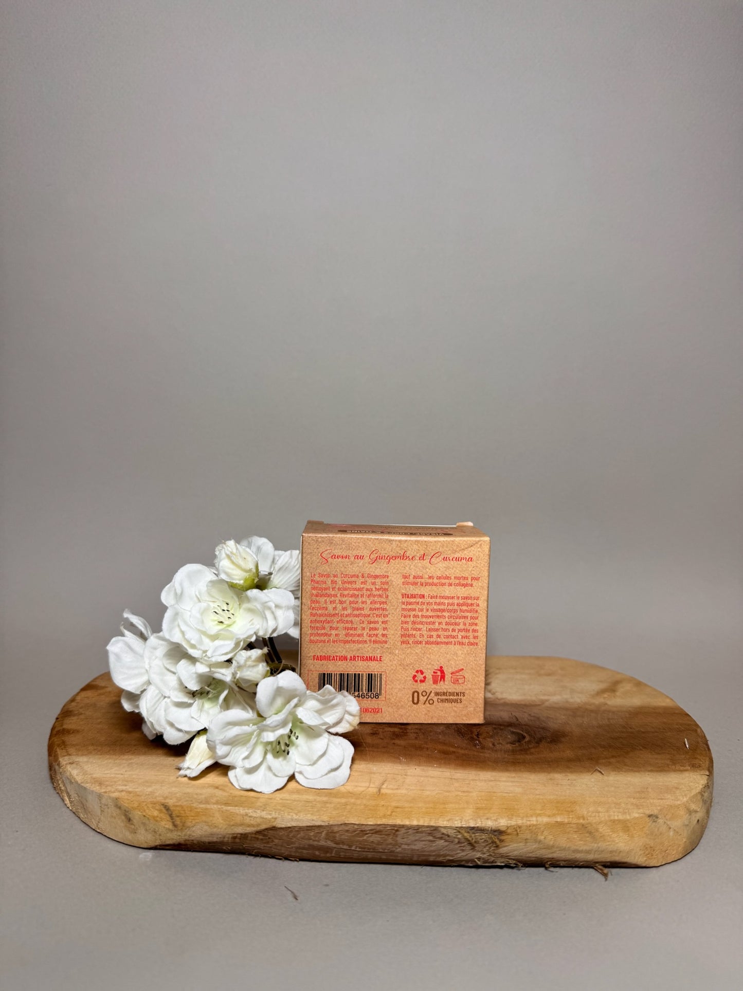 Savon Artisanal Revitalisant au Gingembre & Curcuma – Noté 100/100 sur Yuka