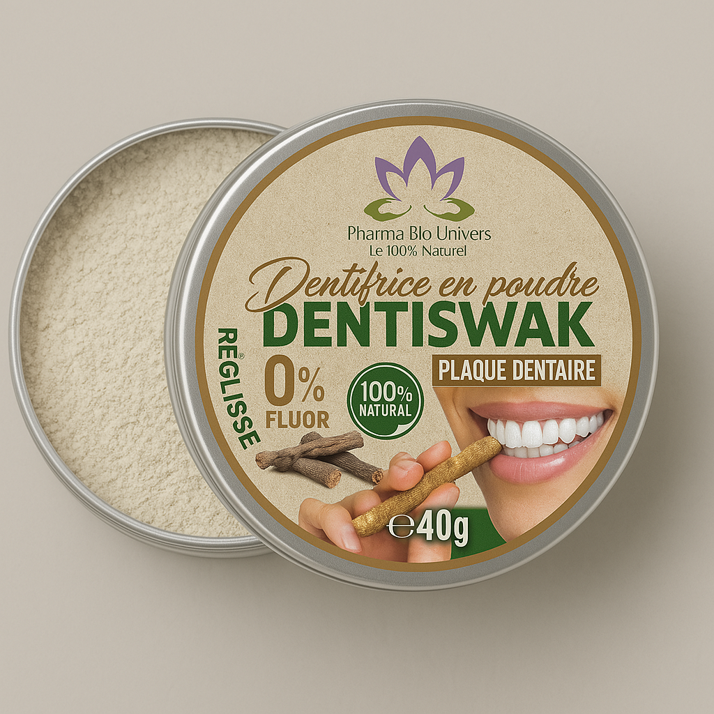 Dentiswak Dentifrice en poudre au siwak PLaque Dentaire