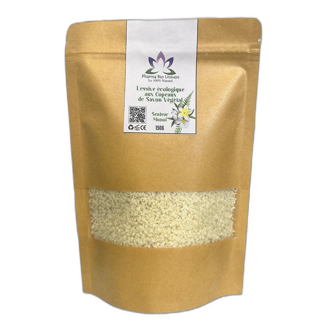Savon artisanal naturel au lait de chèvre, hydratant et doux pour la peau, 150g, couleur crème, emballé dans du papier kraft écologique, texture visible et lisse