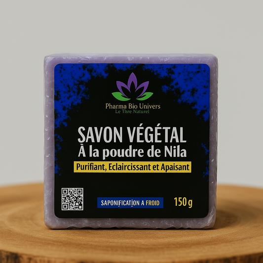 Savon Végétal à la Poudre de Nila - Saponifié à Froid, Fabrication Française