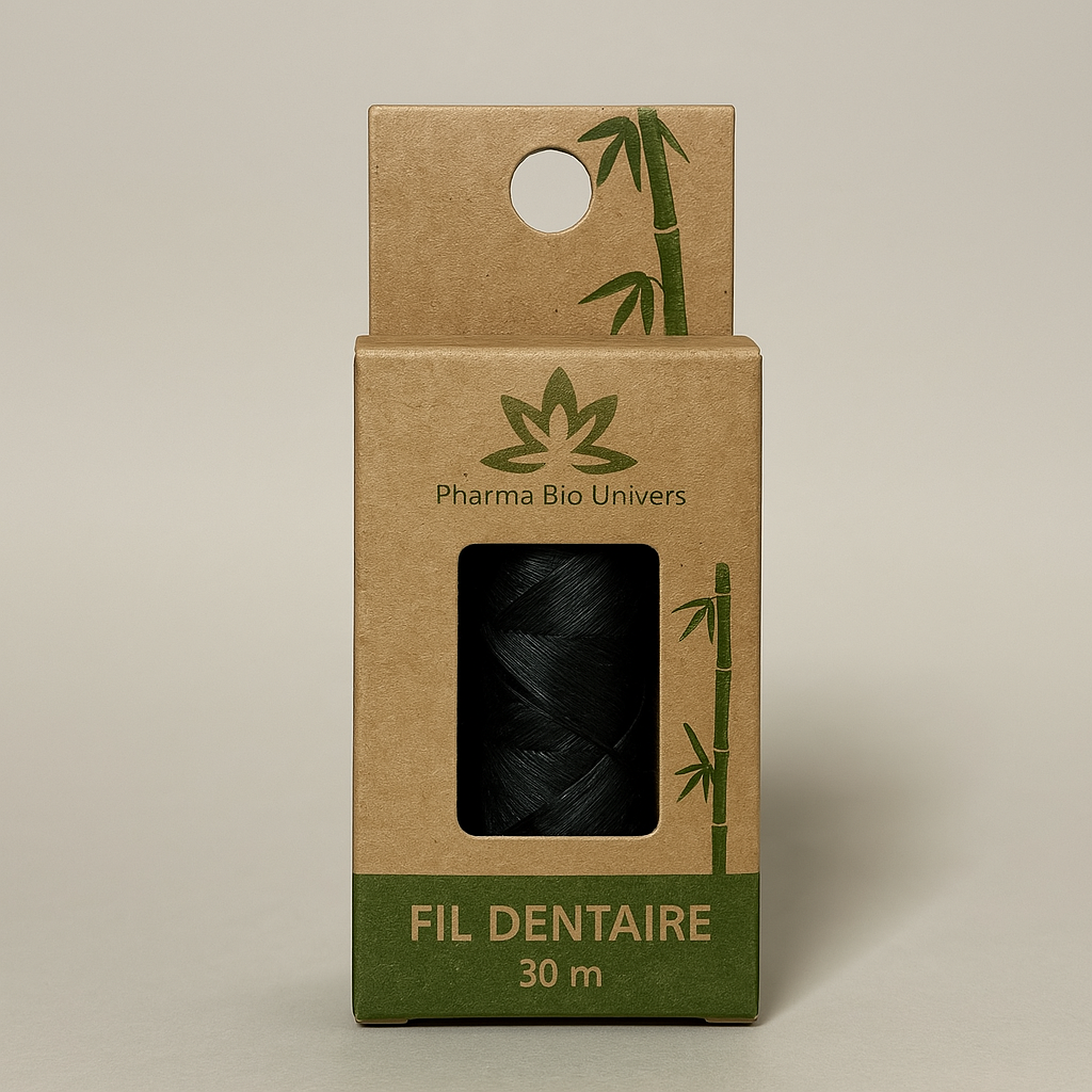 Fil Dentaire en Fibre de Bambou Biodégradable et Naturel