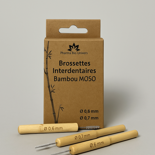 Brossettes Interdentaires en Bambou Moso avec Poils en Nylon de Qualité DuPont